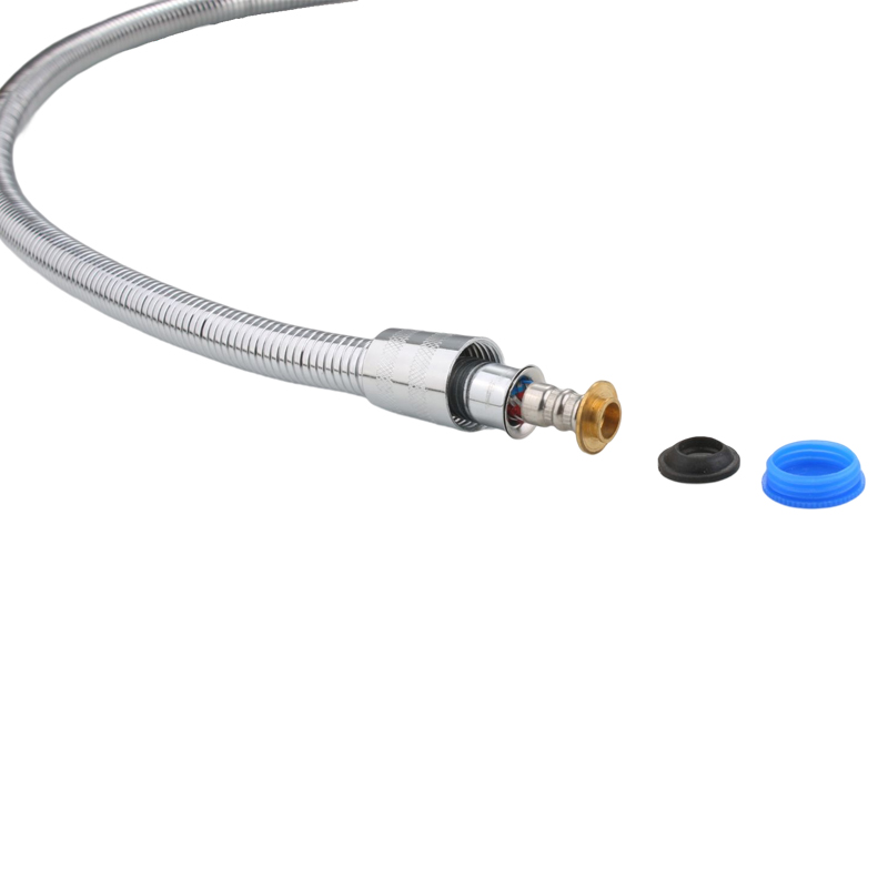 O que devo fazer se minha mangueira flexível de chuveiro de aço inoxidável?