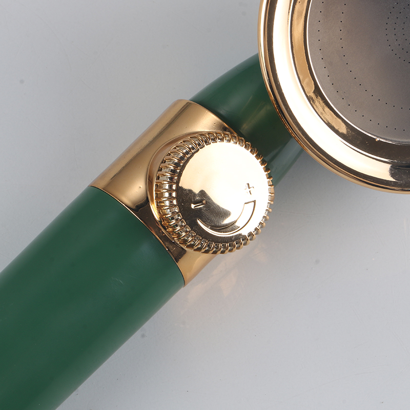 Fluxo de chuveiro verde escuro